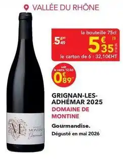 METRO Grignan-les-adhémar 2025 offre