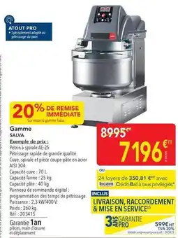 METRO Salva - gamme offre