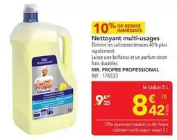 METRO Mr propre - nettoyant multi-usages offre