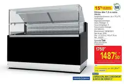 METRO Beko - vitrine slim 1.5 ml noire offre