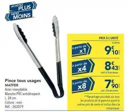 METRO Tous - pince tous usages offre