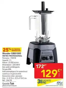 METRO Metro - blender gbb1000 offre