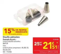 METRO Matfer - douille pâtissière offre