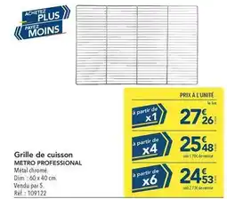METRO Metro - grille de cuisson offre