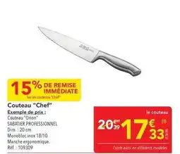 METRO Chef - couteau chef offre