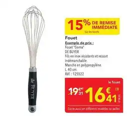 METRO De buyer - fouet offre