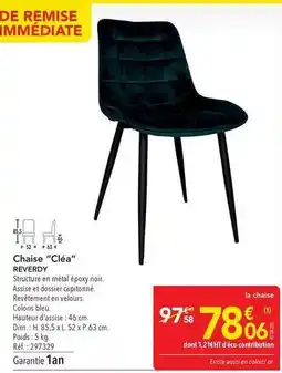 METRO Dim - chaise offre