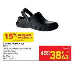 METRO Sabots nord'ways offre