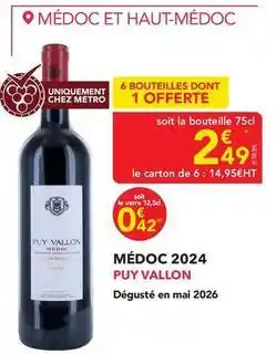Metro - médoc 2024