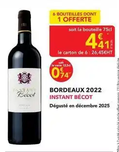 METRO Bordeaux 2022 offre
