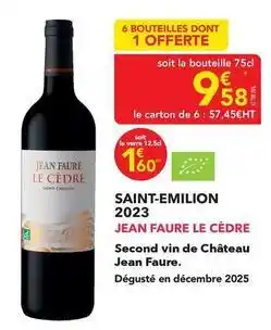METRO Faure - saint-emilion 2023 offre