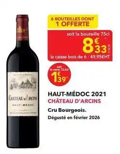 METRO Château - haut-médoc 2021 offre