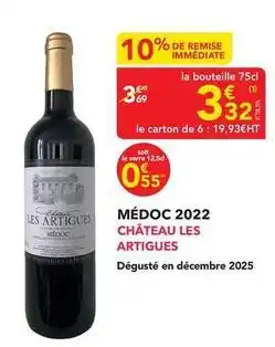 METRO Médoc 2022 offre