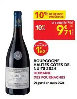 METRO Mars - bourgogne hautes-côtes-de- nuits 2024 offre
