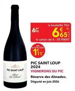 METRO Saint loup - pic 2024 offre