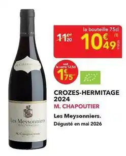 METRO Crozes-hermitage 2024 offre