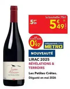 METRO Metro - lirac 2025 offre