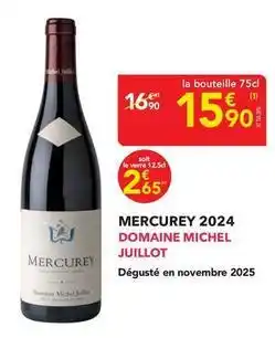 METRO Domaine michel juillot - mercurey 2024 offre