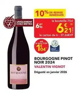 METRO Metro - bourgogne pinot noir 2024 offre