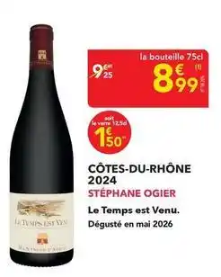 METRO Ogier - côtes-du-rhône 2024 offre