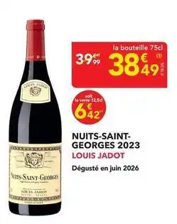 METRO Louis jadot - nuits-saint-georges 2023 offre