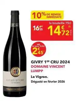 METRO Lu - givry 1er cru 2024 offre