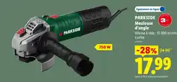 Lidl PARKSIDE Meuleuse d'angle offre