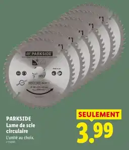 Lidl PARKSIDE Lame de scie circulaire offre