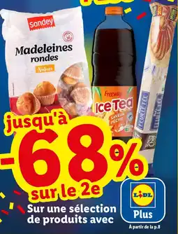 Lidl Sondey Madeleines rondes offre
