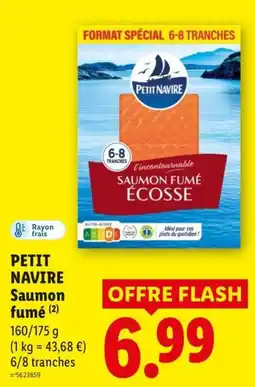 Lidl PETIT NAVIRE Saumon fumé offre