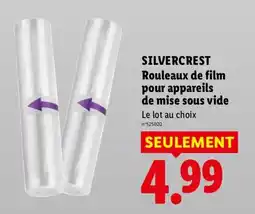 Lidl SILVERCREST Rouleaux de film pour appareils de mise sous vide offre