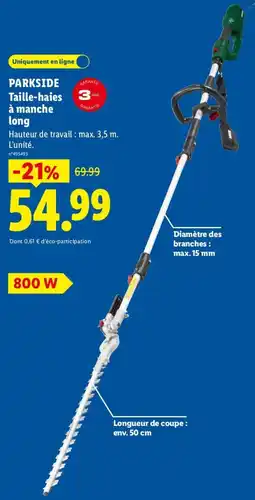 Lidl PARKSIDE Taille-haies à manche long offre