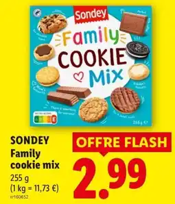 Lidl SONDEY Family cookie mix offre