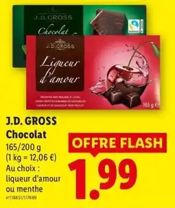 Lidl J.D.GROSS Chocolat offre
