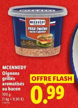 Lidl MCENNEDY Oignons grillés aromatisés au bacon offre