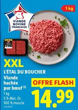 Lidl Viande Bovine Française Viande hachée pur bœuf offre