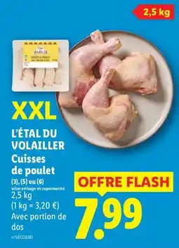 Lidl VOLAÎLLER Cuisses de poulet offre