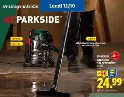 Lidl PARKSIDE Aspirateur eau et poussière offre