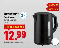 Lidl SILVERCREST Bouilloire offre