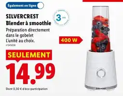 Lidl SILVERCREST Blender à smoothie offre