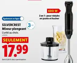 Lidl SILVERCREST Mixeur plongeant offre