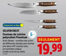 Lidl SILVERCREST Couteau de cuisine polyvalent Premium offre