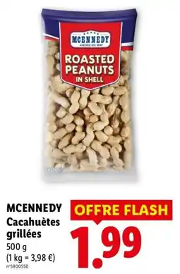 Lidl MCENNEDY Cacahuètes grillées offre
