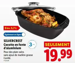 Lidl SILVERCREST Cocotte en fonte d'aluminium offre