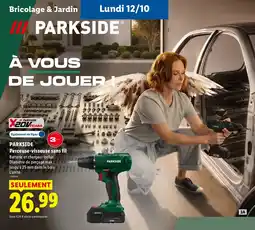 Lidl Parkside perceuse-visseuse sans fil offre