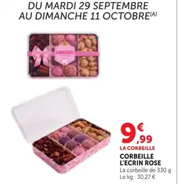 Maximarché LA MANUFACTURE CORBEILLE L'ECRIN ROSE offre