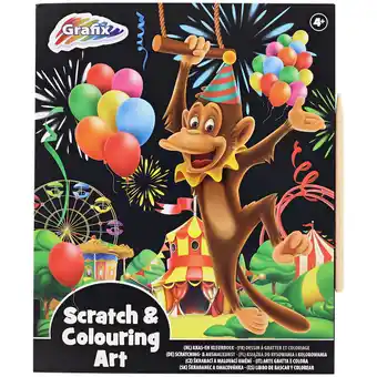 Action Livre à colorier et à gratter Grafix offre
