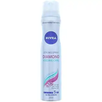 Action Spray Coiffant Nivea Diamond Volume Care offre