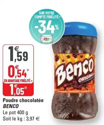 Poudre chocolatée BENCO