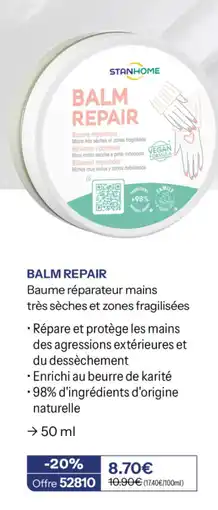Stanhome STANHOME BALM REPAIR offre